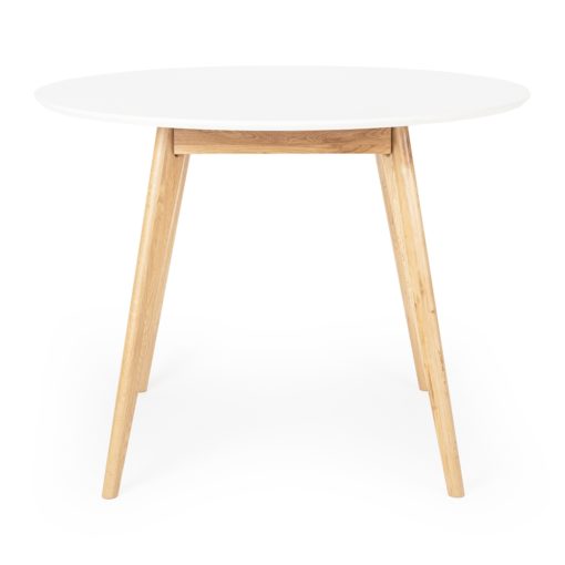 RADIUS WHITE ROUND DINING TABLE - Image 5