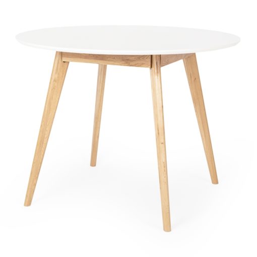 WHITE ROUND TABLE