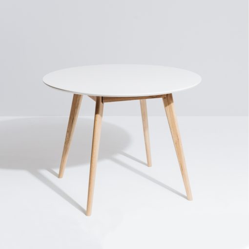 RADIUS WHITE ROUND DINING TABLE - Image 4