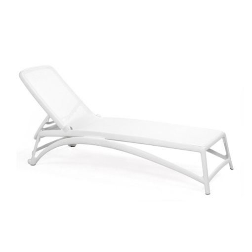 Atlantico white sun lounger