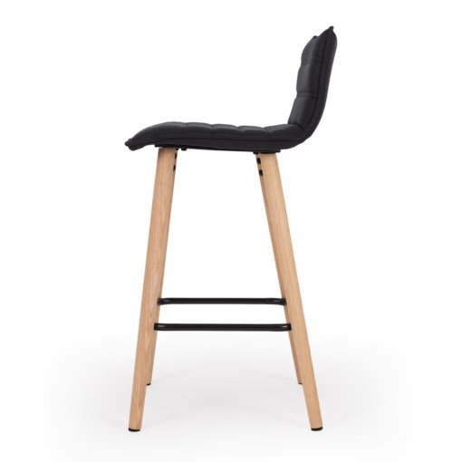 LIVA BLACK BARSTOOL - Image 4