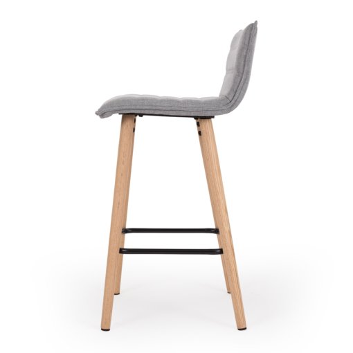 LIVA LIGHT GREY BARSTOOL - Image 2