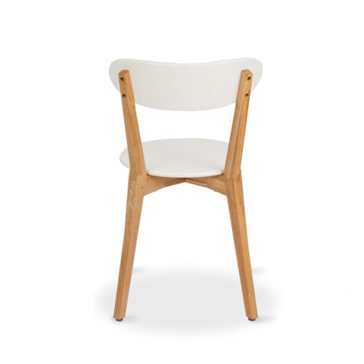 RADIUS WHITE DINING CHAIR - Image 6