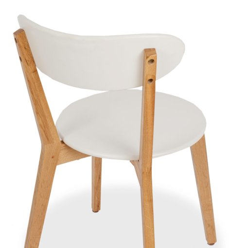 RADIUS WHITE DINING CHAIR - Image 3