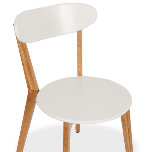 RADIUS WHITE DINING CHAIR - Image 2