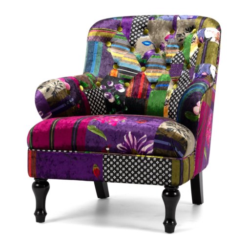 LOVE SEAT PATCHWORK ARMCHAIR - Image 2