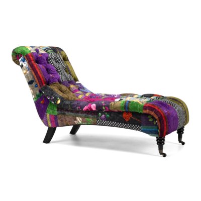 PATCHWORK LOVESEAT CHAISE