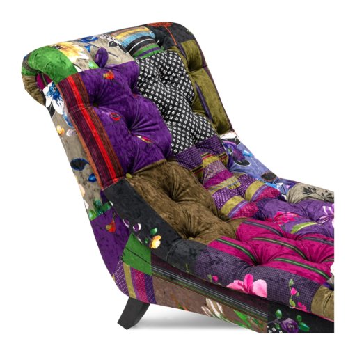 LOVE SEAT PATCHWORK CHAISE - Image 7