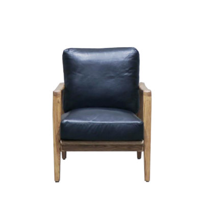 Finn leather armchair