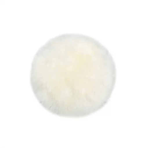 SHEEPSKIN IVORY SEAT PAD