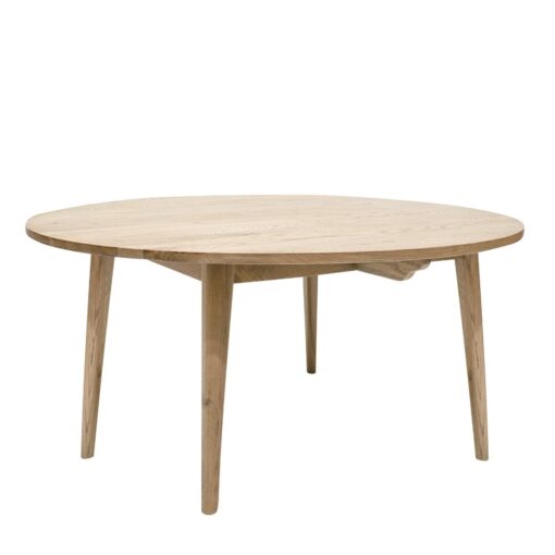 VAASA ROUND DINING TABLE - NATURAL 150 CM