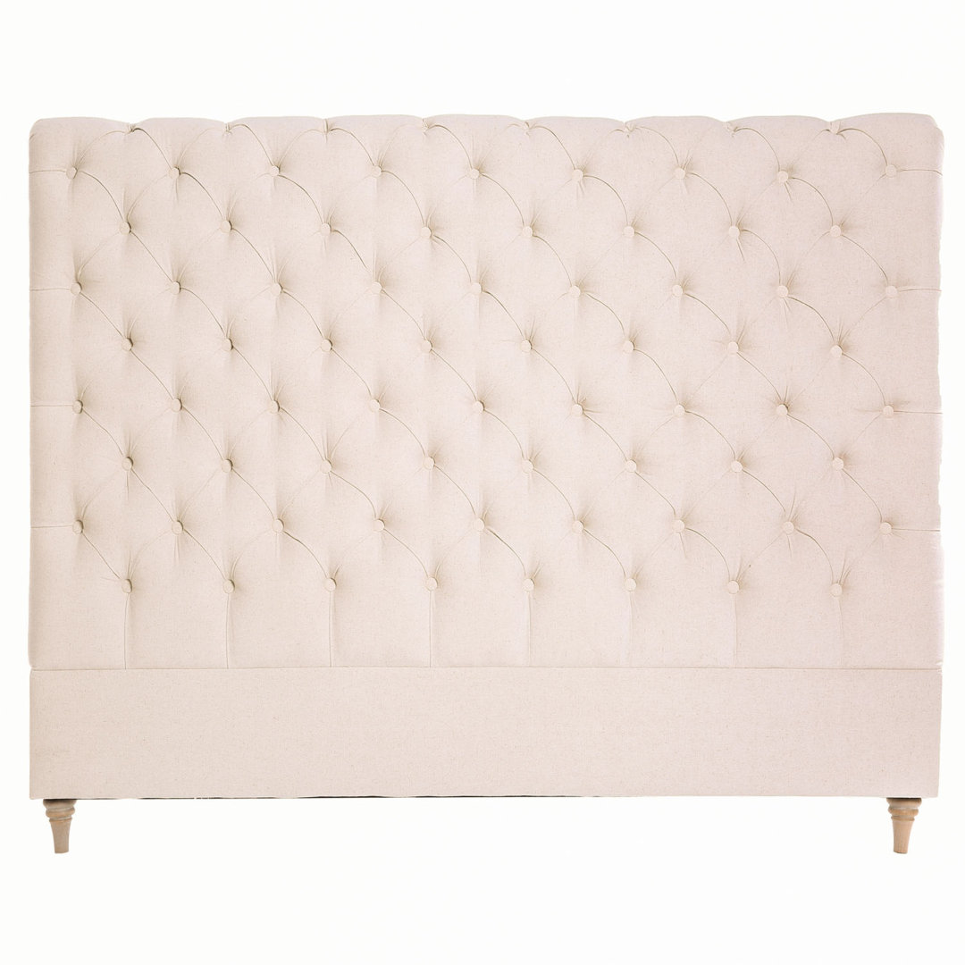 CHARLOTTE NATURAL LINEN KING HEADBOARD Lounge & Living