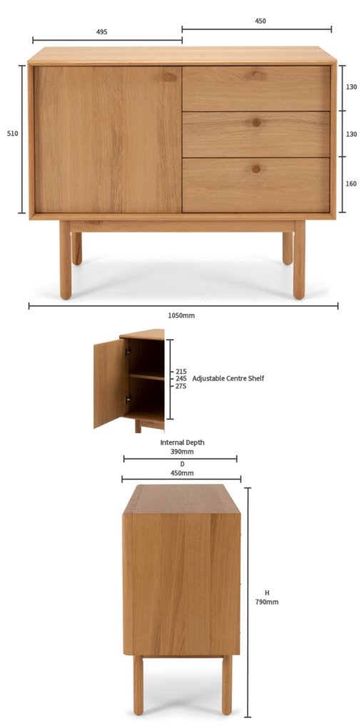 ROTTERDAM NARROW SIDEBOARD - Image 12