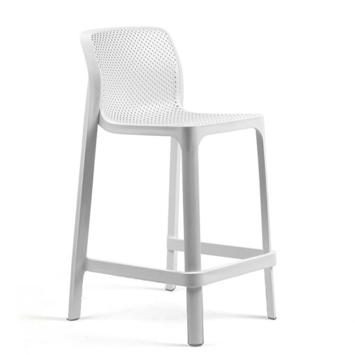 NOOD OUTDOOR BARSTOOL WHITE