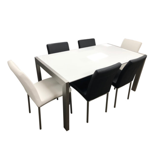 PORTO EX WHITE DINING TABLE