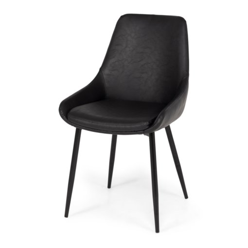 BARI BLACK DINING CHAIR