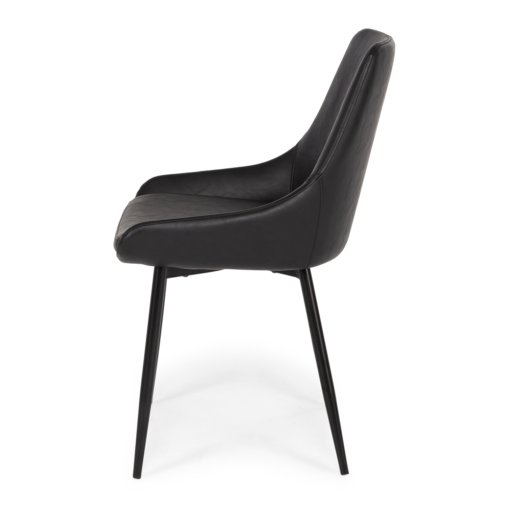 BARI BLACK DINING CHAIR - Image 3