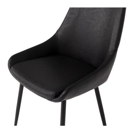 BARI BLACK DINING CHAIR - Image 5