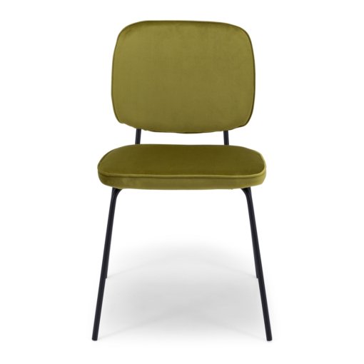 CLYDE MEADOW VELVET DINING CHAIR - Image 4