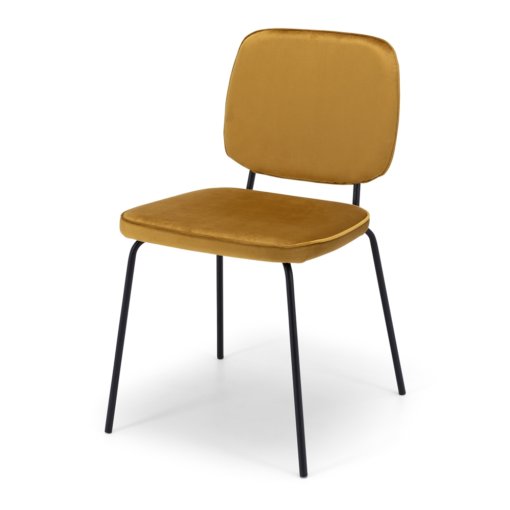 CLYDE VELVET DINING CHAIR