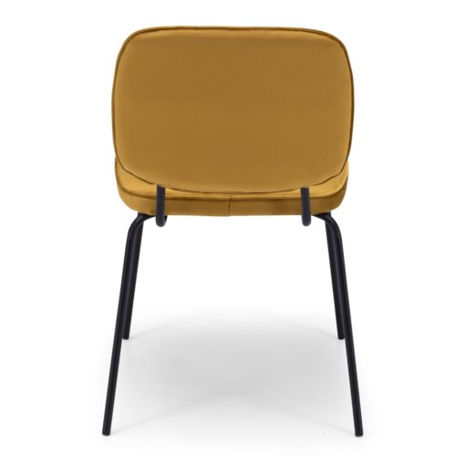 CLYDE TAPENADE VELVET DINING CHAIR - Image 4