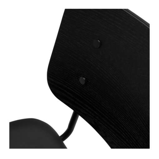 LUKAS BLACK PANEL DINING CHAIR - Image 7