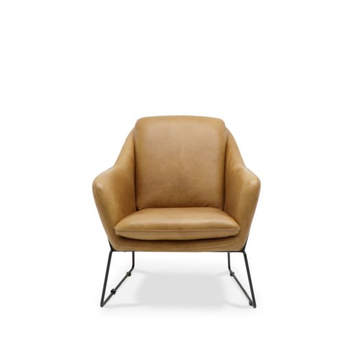 WORKSHOP TAN LEATHER ARMCHAIR