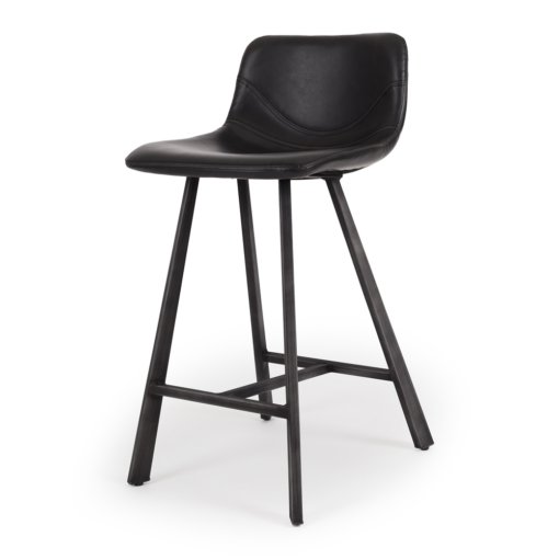 RUSTIC BARSTOOL BLACK