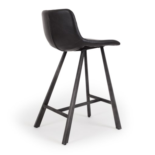 RUSTIC BLACK BARSTOOL - Image 3