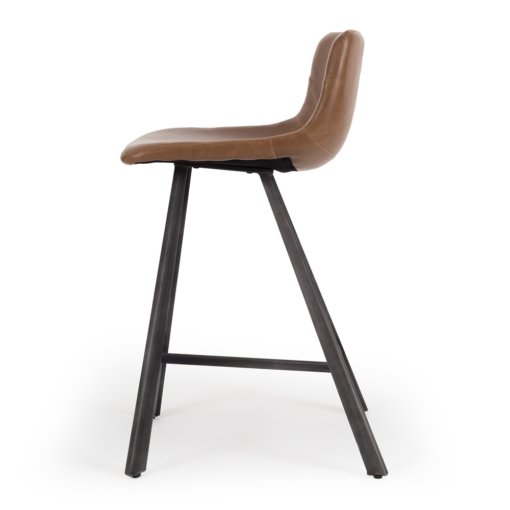 RUSTIC COGNAC BARSTOOL - Image 2