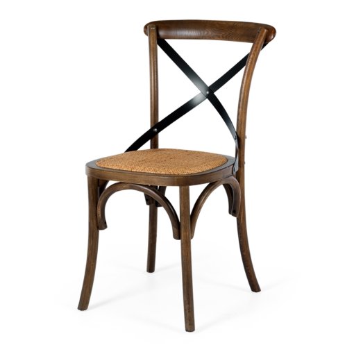 CROSS BACK OAK CHAIR