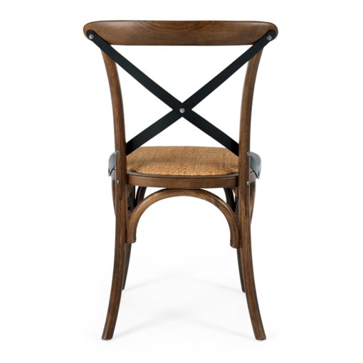 VILLA CROSS BACK DEEP OAK CHAIR - Image 5