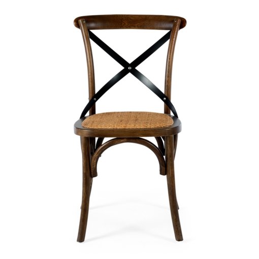 VILLA CROSS BACK DEEP OAK CHAIR - Image 4