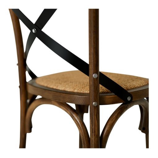 VILLA CROSS BACK DEEP OAK CHAIR - Image 2