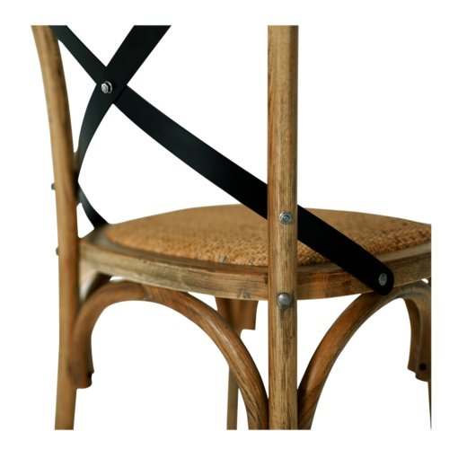 VILLA CROSS BACK SMOKE OAK CHAIR - Image 7