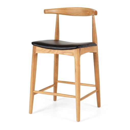 ELBOW BARSTOOL NATURAL OAK