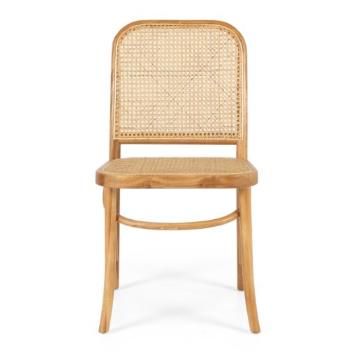 MATAI OAK CHAIR RATTAN SEAT - Image 4