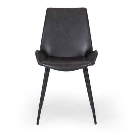 VINTAGE DARK BLACK DINING CHAIR - Image 4