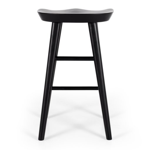 FUJI BLACK OAK BAR STOOL - Image 4