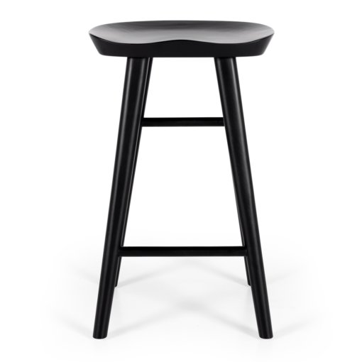 FUJI BLACK OAK BAR STOOL - Image 5