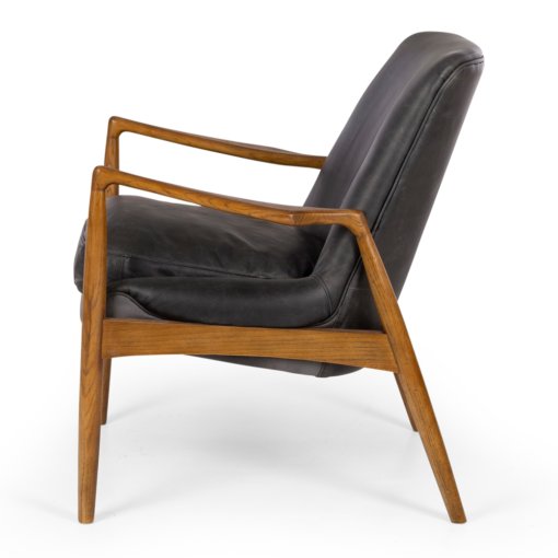 STEINER ARMCHAIR BLCK LEATHER - Image 3