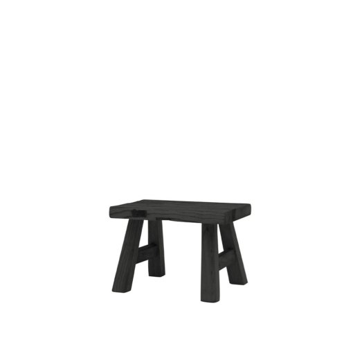 PARQ FOOTSTOOL SMALL BLACK