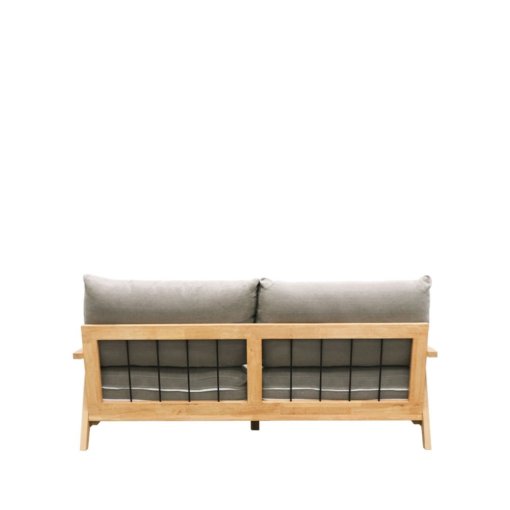 CASSEL 3 SEATER SOFA - GREY - Image 3