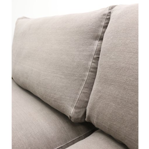 CASSEL 3 SEATER SOFA - GREY - Image 7