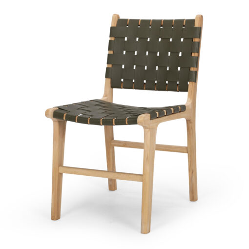 INDO DINING CHAIR OLIVE GREEN