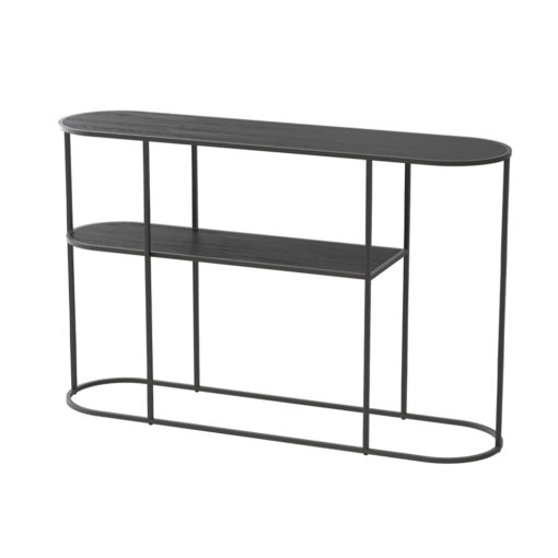 DECO CONSOLE TABLE BLACK OAK - Image 4