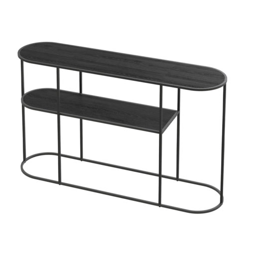 DECO CONSOLE TABLE BLACK OAK - Image 5