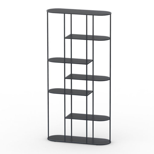 DECO DISPLAY/BOOKCASE BLACK OAK - Image 2