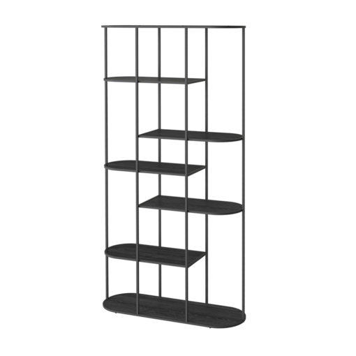 DECO DISPLAY/BOOKCASE BLACK OAK - Image 4