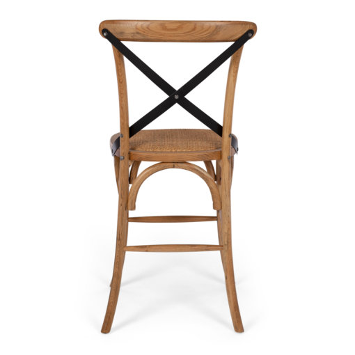 VILLA CROSS BACK BARSTOOL SMOKED OAK - Image 4